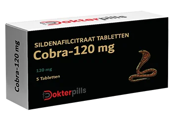 Cobra 120mg Sildenafilcitraat 5 Tabletten Dokterpills.com
